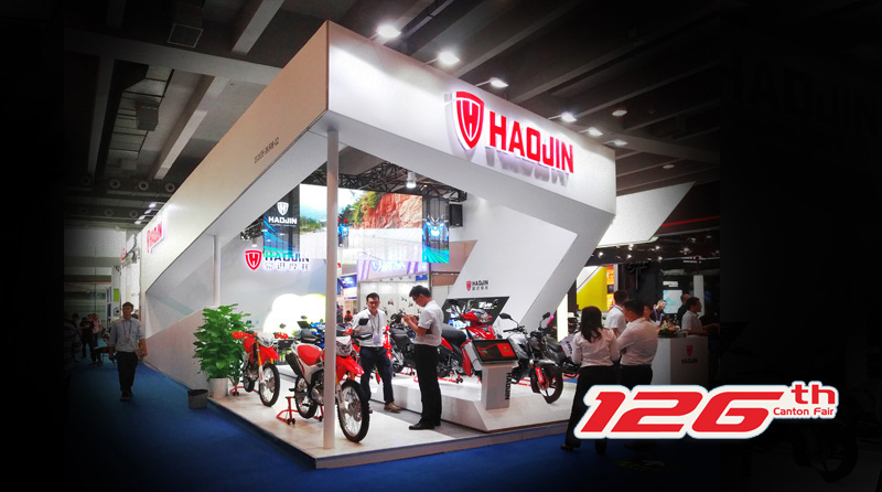 HAOJIN Motorcycle Participating the 126th Canton Fair